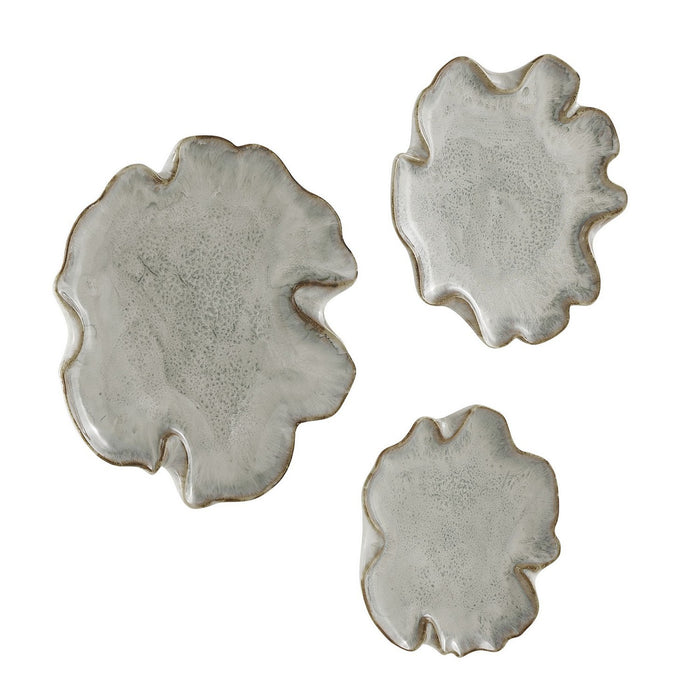 Uttermost - 03513 - Wall Decor, S/3 - Selene - Gray
