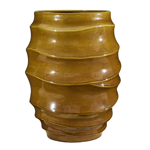 Uttermost - 18389 - Planter - Canyon Wave - Organic Form And Glossy