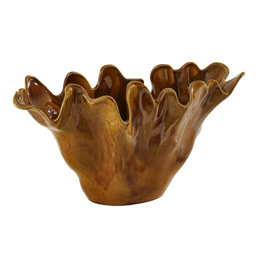 Amber Tide Bowl Glossy Amber