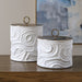 Uttermost - 18395 - Canisters, Set/2 - Ivory Tide - Ivory