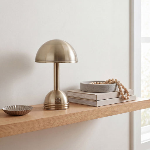 Breece LED Accent Lamp Plated Brass