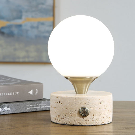 Abril LED Accent Lamp Plated Brass