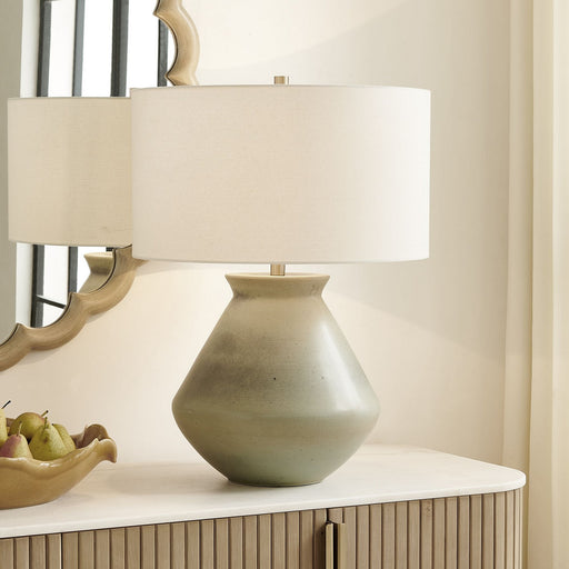 Natrone One Light Table Lamp Antique Brass