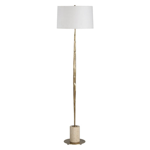 Uttermost - 30841 - One Light Floor Lamp - Halen - Antique Brass