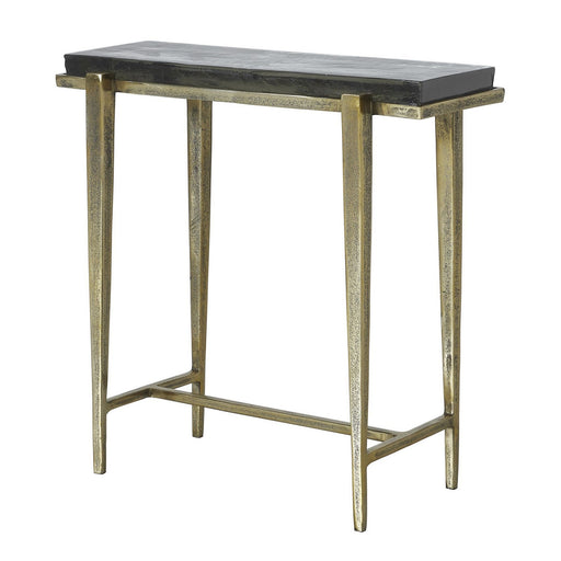 Preston Accent Table Antique Brass