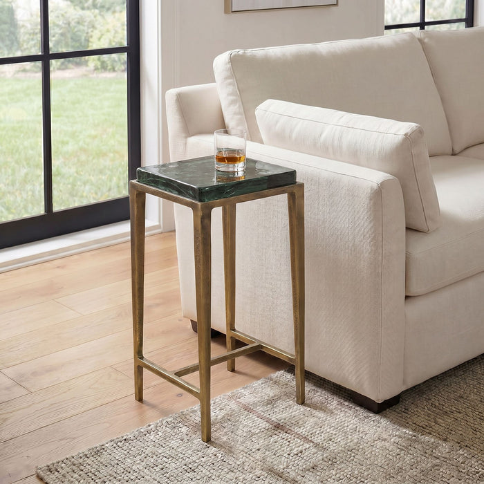 Uttermost - 50596 - Accent Table - Preston - Antique Brass