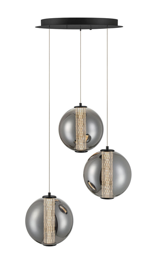 Eurofase - 45736-036 - LED Chandelier - Atomo - Matte Black