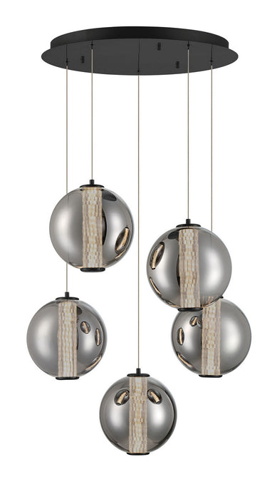 Eurofase - 45737-039 - LED Chandelier - Atomo - Matte Black