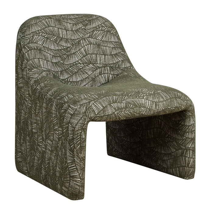 Uttermost - 53148 - Accent Chair - Menlo - Olive Green Over An Off-white
