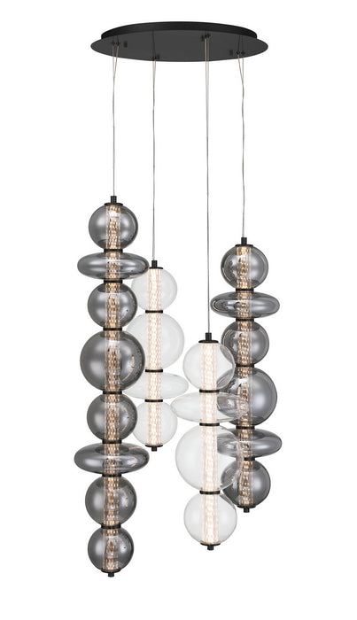 Eurofase - 48960-038 - LED Chandelier - Atomo - Matte Black