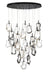 Eurofase - 49238-044 - LED Chandelier - Norah - Matte Black