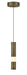 Eurofase - 50126-026 - LED Pendant - Ronda - Weathered Brass