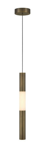 Ronda LED Pendant Weathered Brass