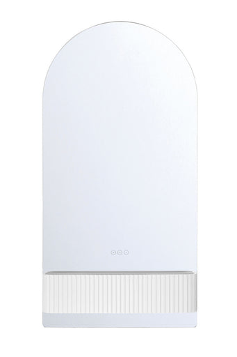 Erabel LED Mirror Onyx White