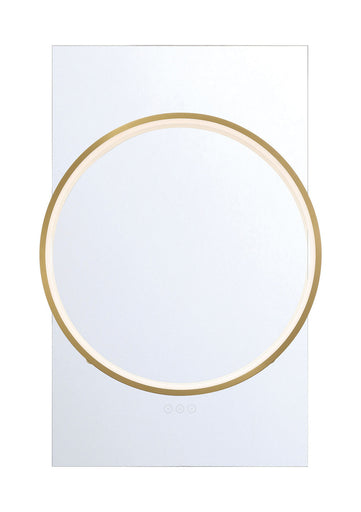 Trails LED Mirror Gold