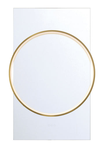 Trails LED Mirror Gold