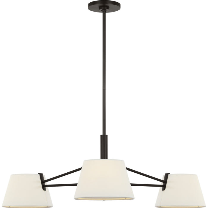 Visual Comfort Studio - SCRJCH194AIWL - Three Light Chandelier - Hale - Aged Iron