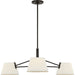 Visual Comfort Studio - SCRJCH194AIWL - Three Light Chandelier - Hale - Aged Iron