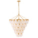 Fredrick Ramond - FR46515DA - Ten Light Chandelier - Essie - Distressed Brass