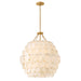 Hinkley - 43805PI - LED Chandelier - Yara - Piastra Gold