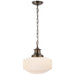 Visual Comfort Signature - TOB 5158AN-WG - One Light Pendant - Milton Road - Antique Nickel