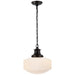 Visual Comfort Signature - TOB 5158BZ-WG - One Light Pendant - Milton Road - Bronze