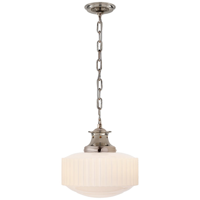 Visual Comfort Signature - TOB 5158PN-WG - One Light Pendant - Milton Road - Polished Nickel
