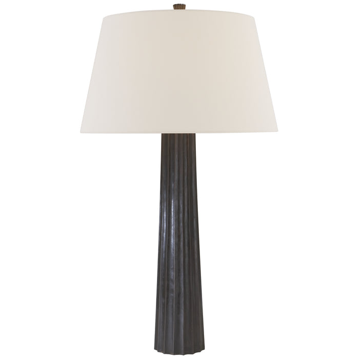 Visual Comfort Signature - CHA 8906AI-L-CL - LED Table Lamp - Fluted Spire - Aged Iron