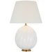Visual Comfort Signature - JN 3020WG-L-CL - LED Table Lamp - Talia - White Glass