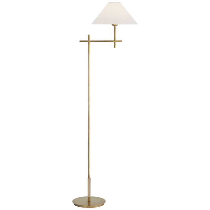 Visual Comfort Signature - SP 1023HAB-L-CL - LED Floor Lamp - Hackney - Hand-Rubbed Antique Brass