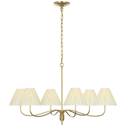 Hollings LED Chandelier Antique-Burnished Brass