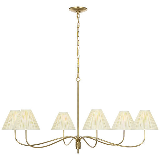 Hollings LED Chandelier Antique-Burnished Brass