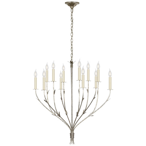 Florenz LED Chandelier Silver Lustre