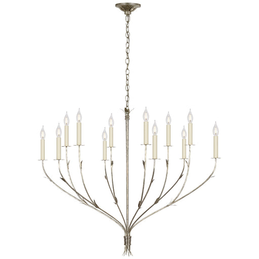 Florenz LED Chandelier Silver Lustre