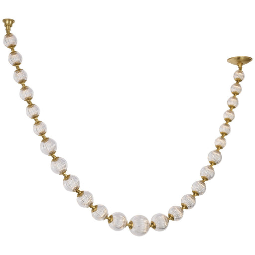 Arielle LED Chandelier Antique-Burnished Brass