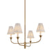 Mitzi - H1175804B-PBR - Four Light Chandelier - Ryle - Patina Brass
