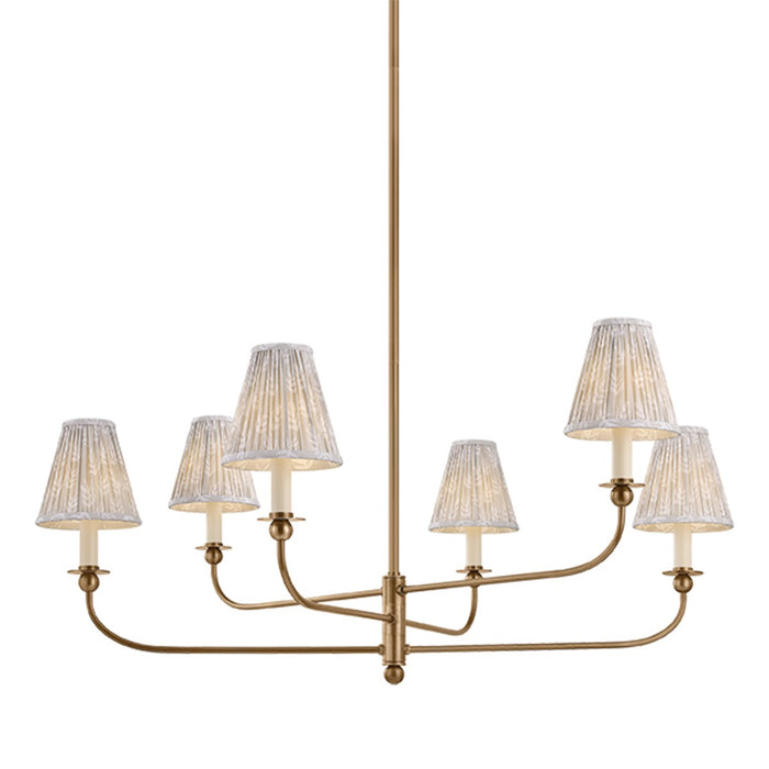 Mitzi - H1175806B-PBR - Six Light Chandelier - Ryle - Patina Brass