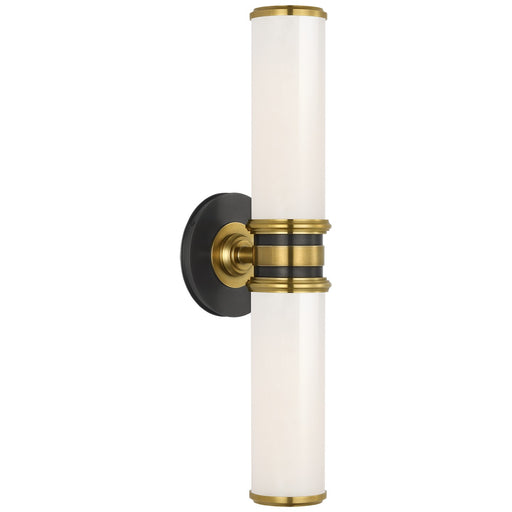 Rally LED Bath Sconce Bronze and Hand-Rubbed Antique Brass