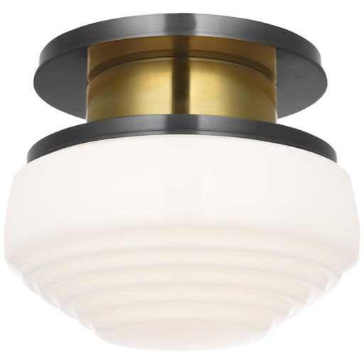 Rally LED Flush Mount Bronze and Hand-Rubbed Antique Brass