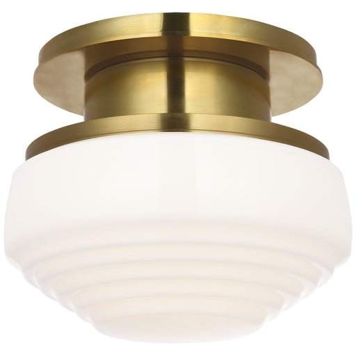 Rally LED Flush Mount Hand-Rubbed Antique Brass