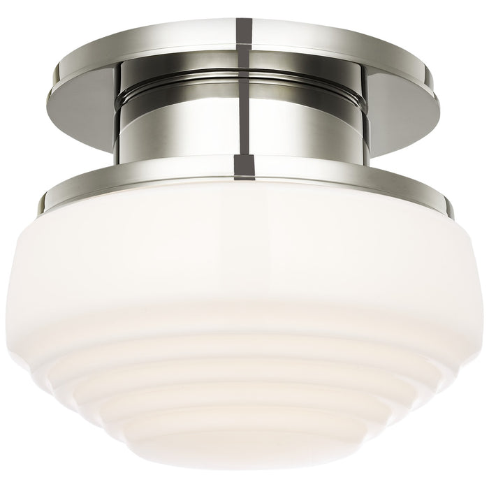 Visual Comfort Signature - TOB 4525PN-WG - LED Flush Mount - Rally - Polished Nickel