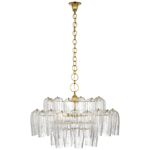 Charmain LED Chandelier Hand-Rubbed Antique Brass