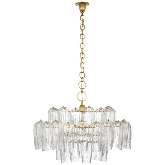 Visual Comfort Signature - TOB 5295HAB-SG - LED Chandelier - Charmain - Hand-Rubbed Antique Brass