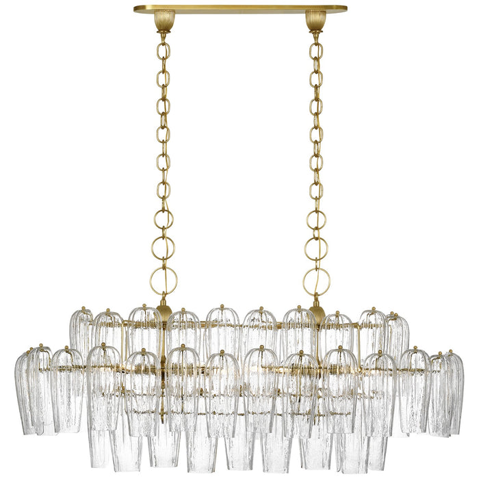 Visual Comfort Signature - TOB 5298HAB-SG - LED Chandelier - Charmain - Hand-Rubbed Antique Brass