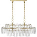 Visual Comfort Signature - TOB 5298HAB-SG - LED Chandelier - Charmain - Hand-Rubbed Antique Brass