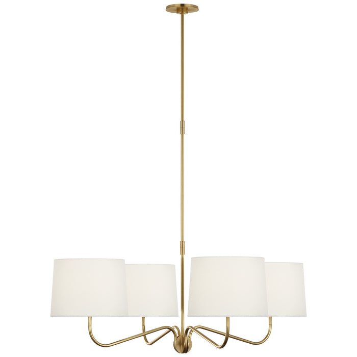 Visual Comfort Signature - TOB 5348HAB-L - LED Chandelier - Canto - Hand-Rubbed Antique Brass