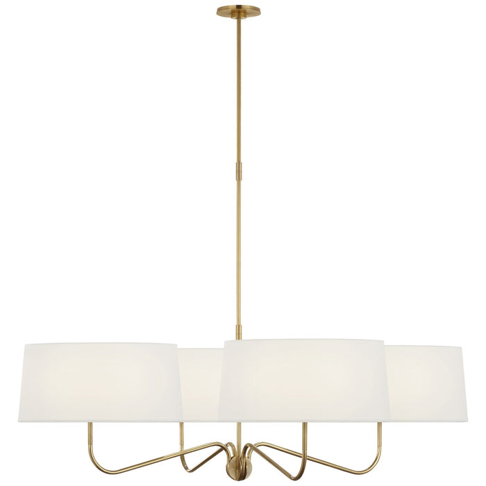 Visual Comfort Signature - TOB 5349HAB-L - LED Chandelier - Canto - Hand-Rubbed Antique Brass