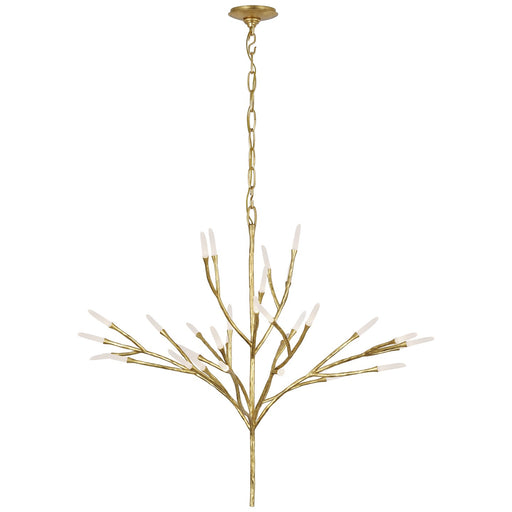 Tirucalli LED Chandelier Gold Lustre