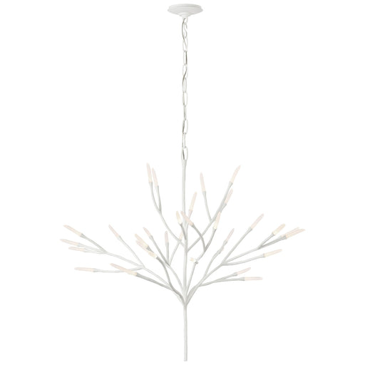 Tirucalli LED Chandelier Plaster White