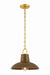 Hudson Valley - 1914-AGB/CUK - One Light Pendant - Pottersville - Aged Brass